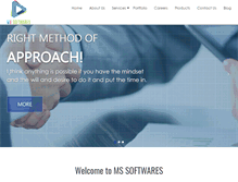 Tablet Screenshot of mssoftwares.com